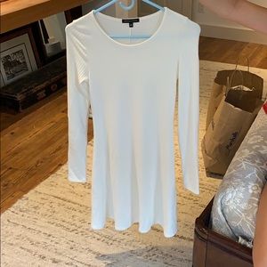 Kendall & Kylie white sweater dress